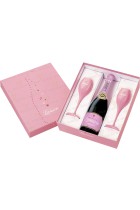 Lanson Rose Label gift box + 2 glasses