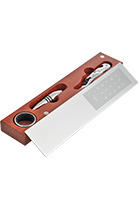 Set for "morphine" wine 3 pcs. Corkscrew + Stopper + Drip Collar
