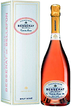 Besserat de Bellefon Cuvee Des Moines Brut Rose gift box