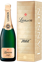 Lanson Gold Label Brut 2008 gift box