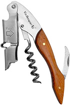 Two Stage Corkscrew Bamboo Vin Bouquet FID 082