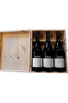 Gift case for 3 bottles of wine Gaja  Barbaresco DOCG 2015