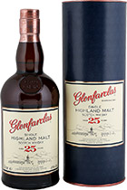 Glenfarclas 25 years old gift tube