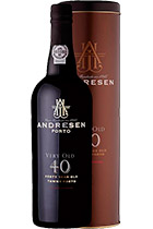 Andresen Very Old Tawny Porto 40 years gift tube