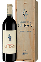 Le Bordeaux de Citran Rouge Bordeaux AOC 2016 wooden box